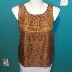 Silky brown top